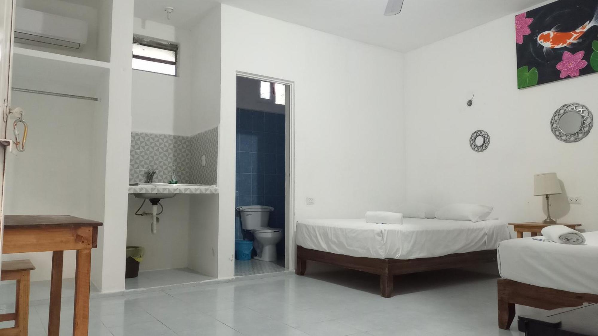 Blue Hotel Bacalar Quarto foto